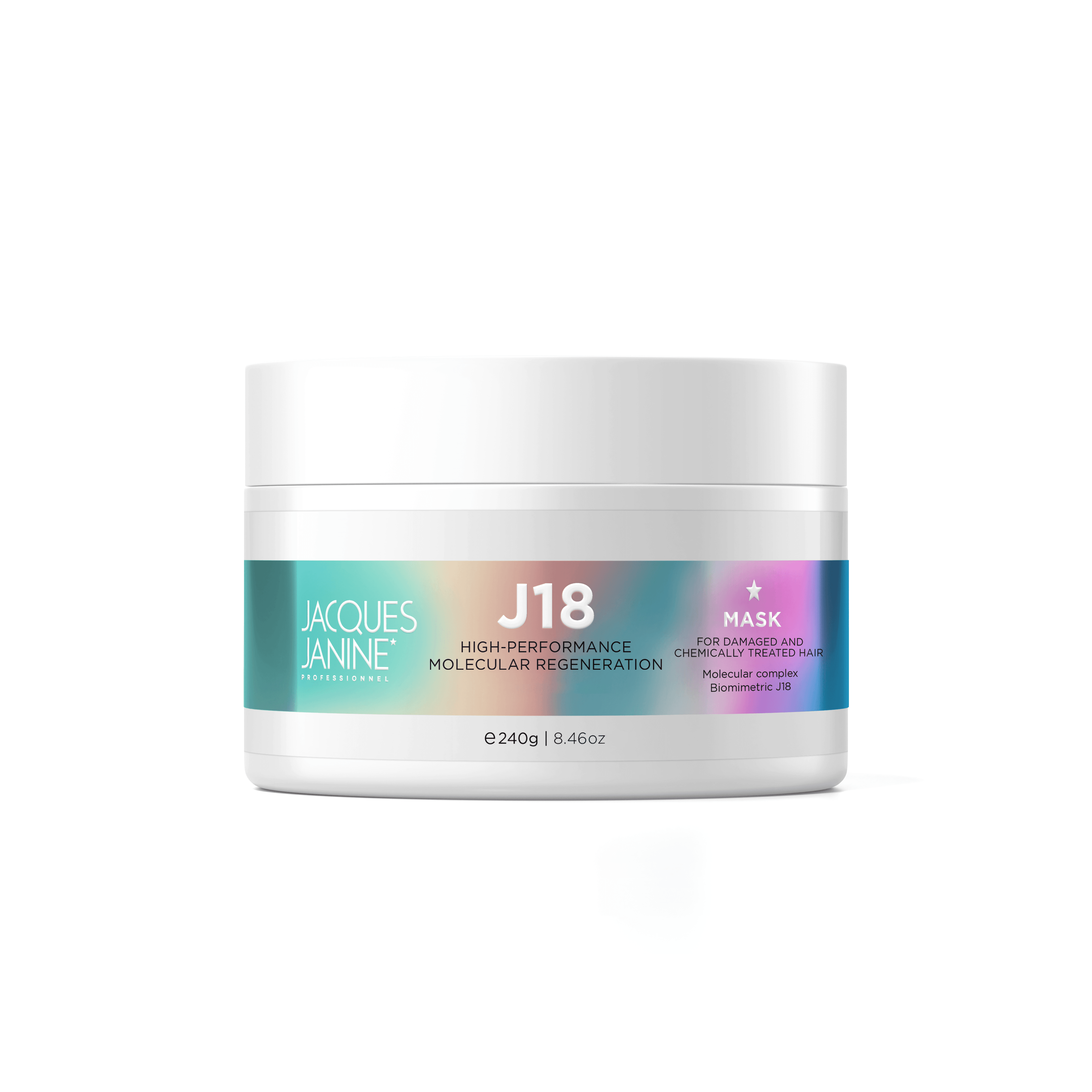 Jacques Janine J18 Hair Mask – Molecular Deep Repair for Damaged Hair 240g